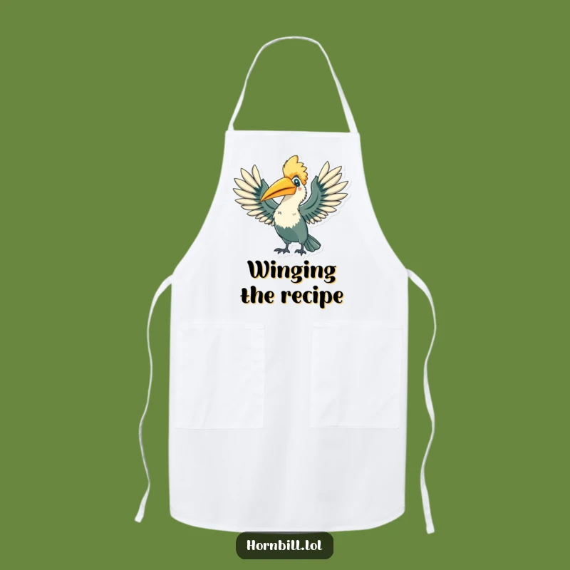 Funny Hornbill Triumph Apron - Kitchen Victory Wear, Perfect Funny Gift
