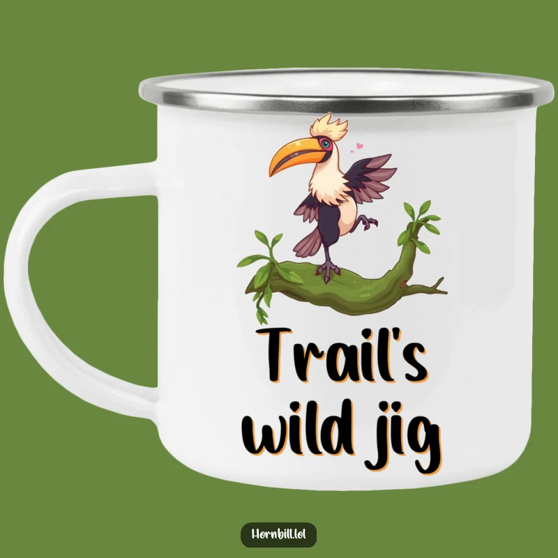 Funny Hornbill Dance Camping Mug - Dance Under the Stars