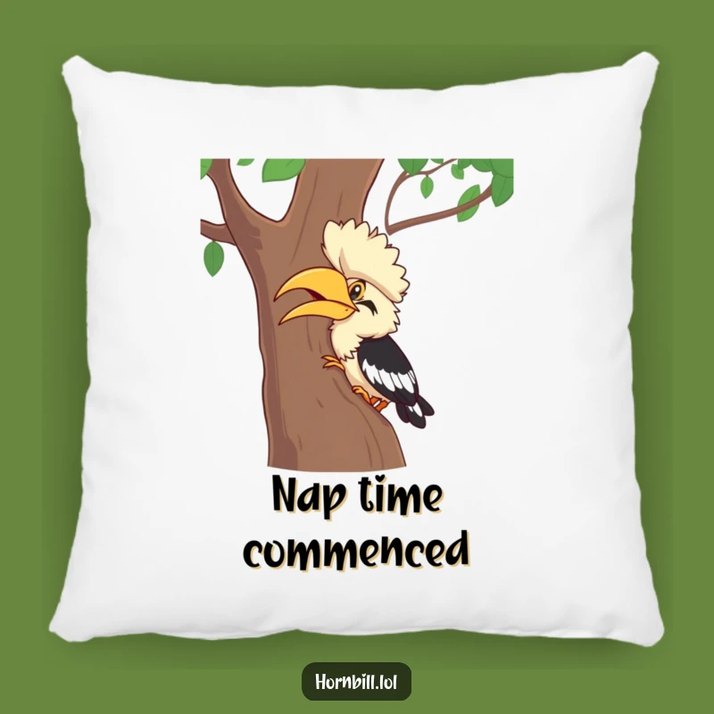 Funny Hornbill Hide-and-Seek Pillow - Cozy Giggle Bird Cushion, Ideal Funny Gift