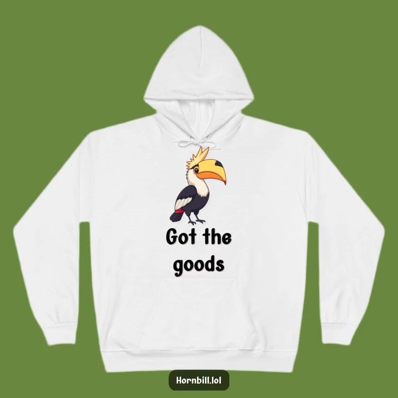 Funny Hornbill Berry Hoodie: Cozy Comfort with Avian Pride, Ideal Funny Gift!