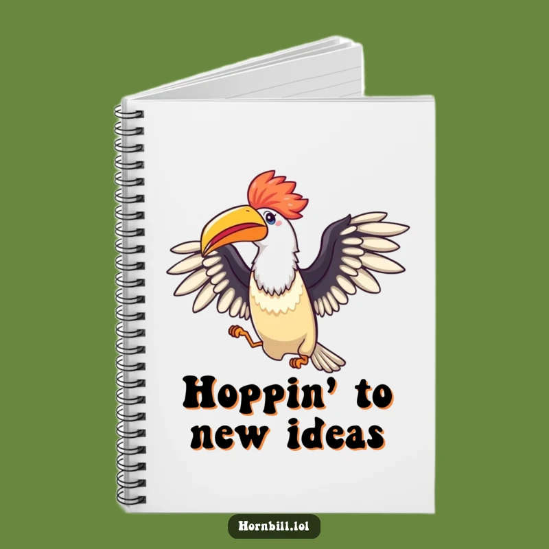 Funny Celebration Hornbill Notebook: Jot Down Joyful Moments!