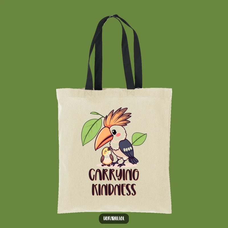 Funny Kawaii Hornbill Tote Bag for Carrying Goodness