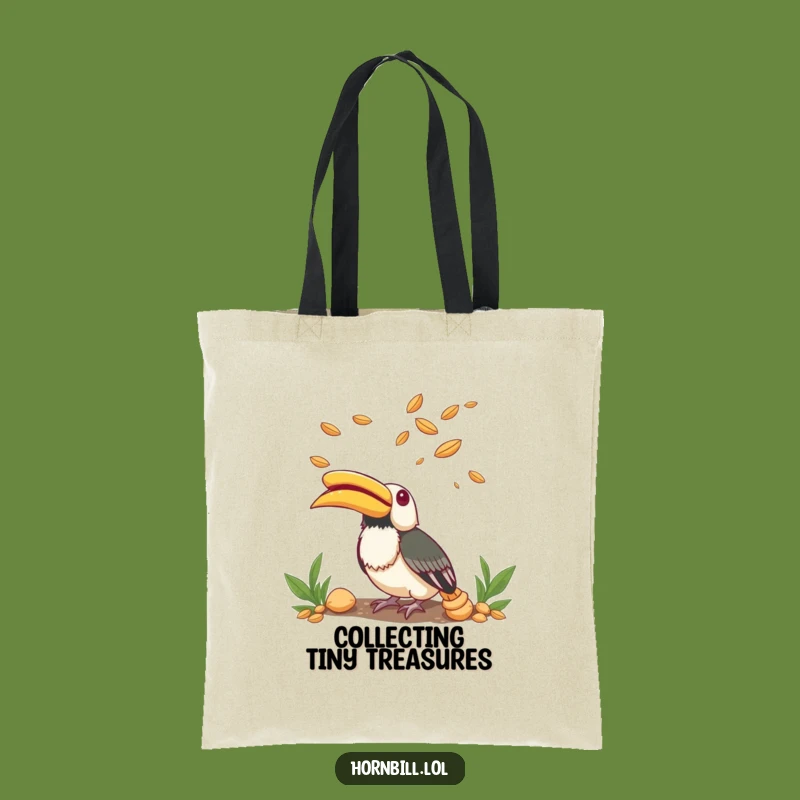 Funny Hornbill Seed Wonder Tote Bag: Carry Your Amazement - Hilarious Gift!